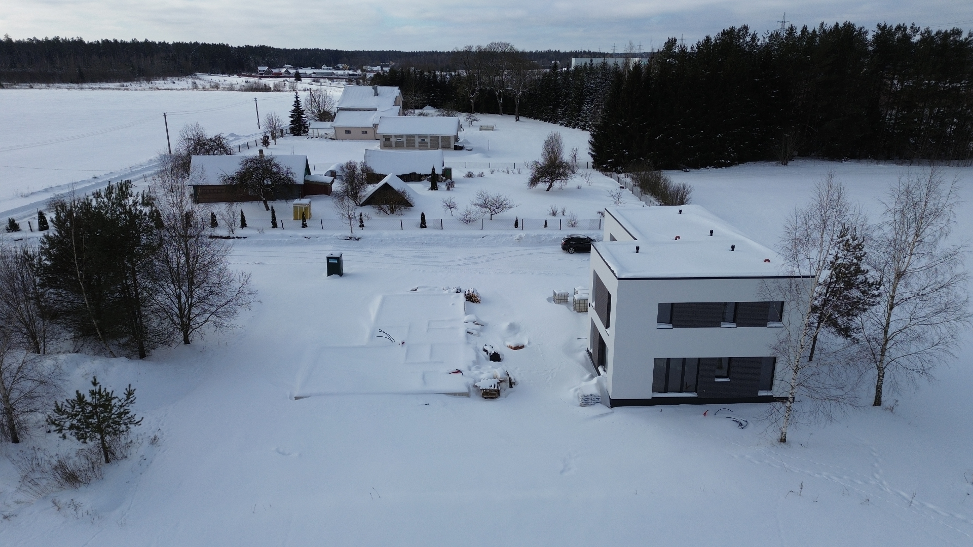 ATR36 statybų eiga – drone vaizdas iš viršaus 3